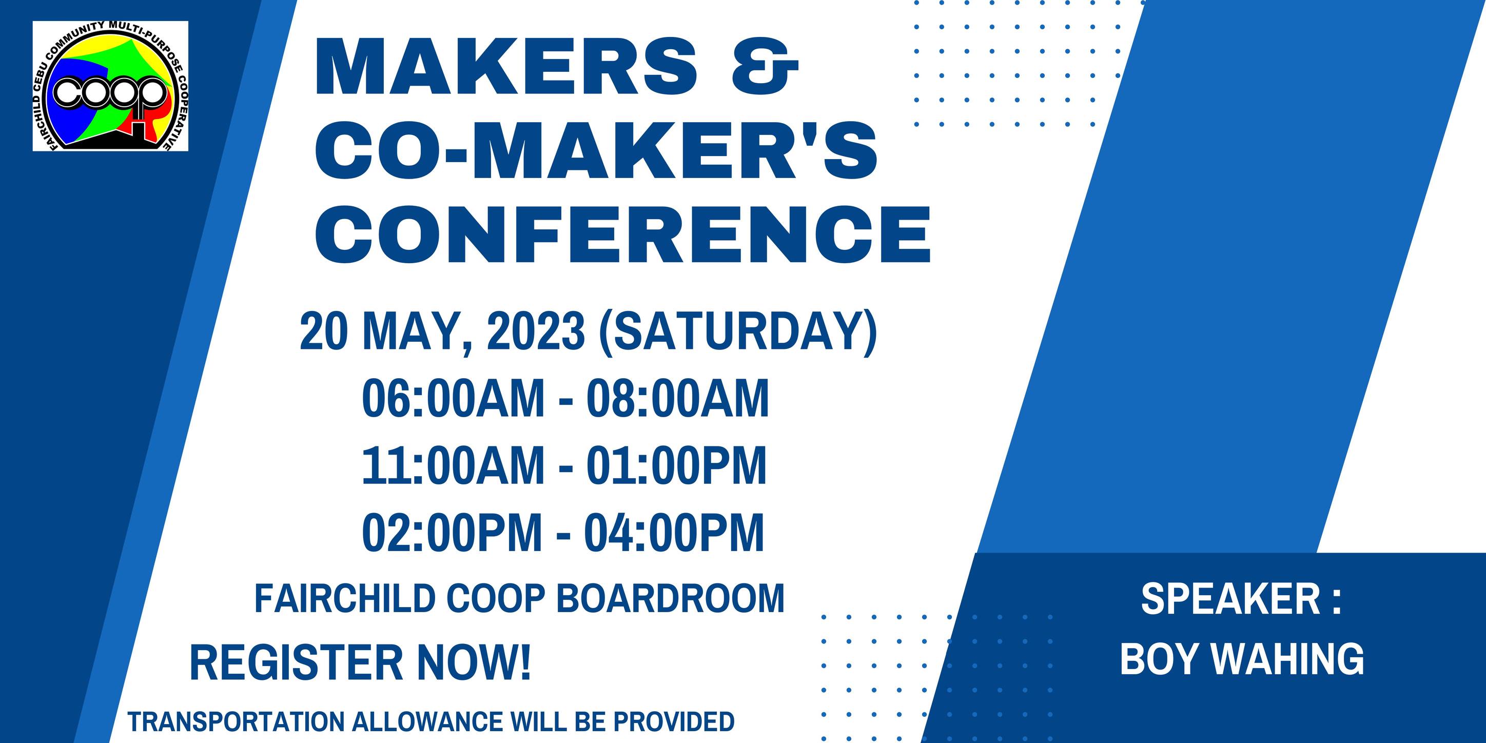 MAKERS AND CO-MAKERS CONFERENCE